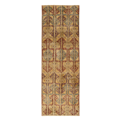 One-of-a-Kind 2' X 5'7" Hand Knotted Area Rug