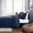 Microfiber Stripe Nautica Solid Cozy Reversible Comforter Set-78045772