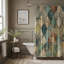 Antique Tiles - Rideau de douche Premium-1934254330