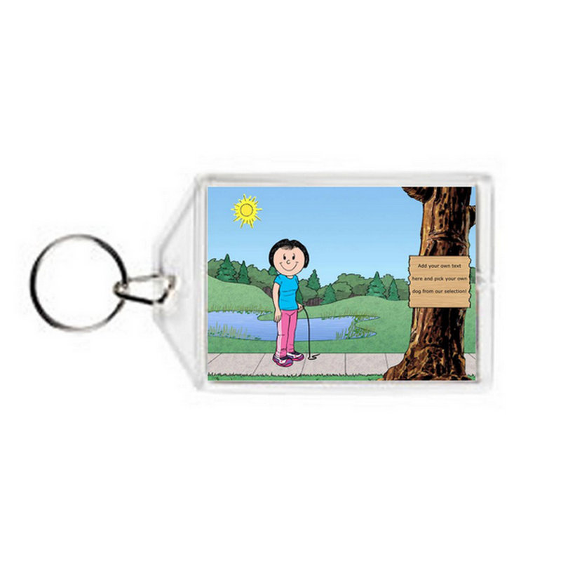 Porte-clés personnalisé en acrylique