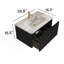 Meuble-lavabo flottant rayé avec lavabo en céramique-94213684-94213675