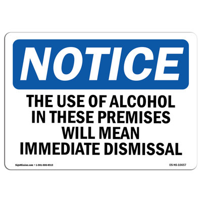 Panneau «The Usage of Alco», licenciement immédiat