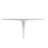 Normant 36" White Metal Dining Table