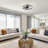 15.75" Low Profile Modern Style LED Ceiling Fan Light, APP+Remote Control, 6-Speed Fan, All Seasons-109247533-93722322-93722319