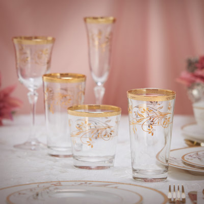 4 verres à whisky en cristal sans plomb