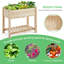 Wood Elevated Planter-235042823