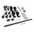 Matte Black Steel Double Door Barn Door Hardware Kit Standard Single-82929258