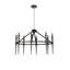 Blackthorn 8 - Light Cast Aluminum Chandelier