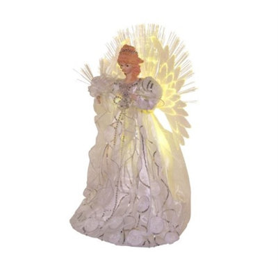 18'' Fabric Angels Lighted Tree Topper