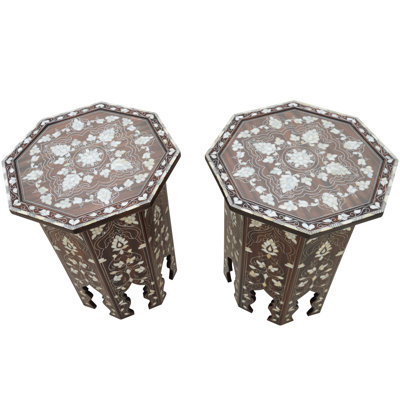 Syrian Glass End Table