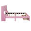 Lit plateforme avec rangement et velours-1125365943