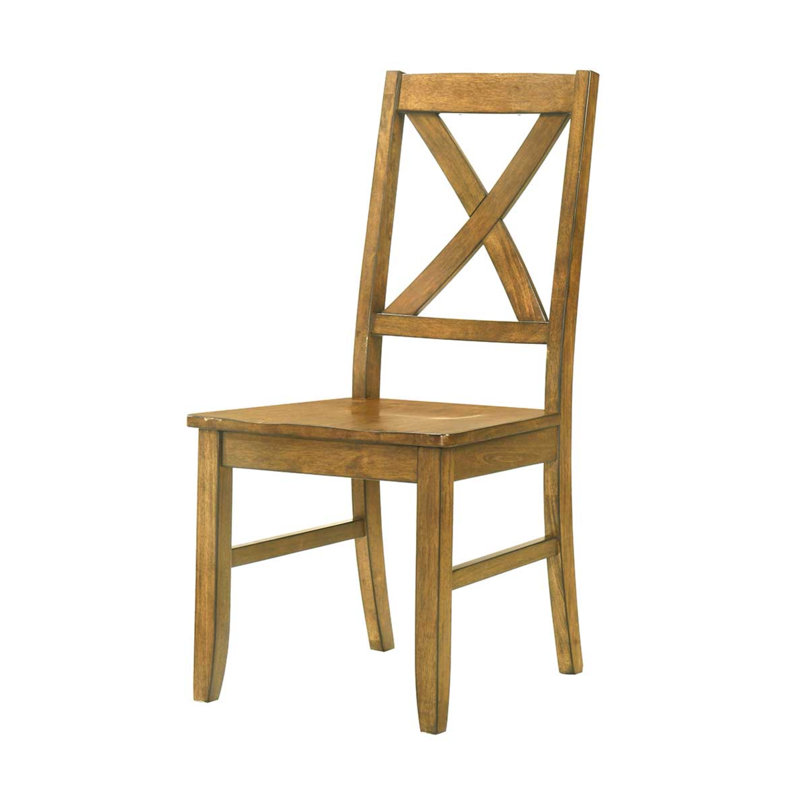 Chaise en bois massif Oaklyn, Bois clair