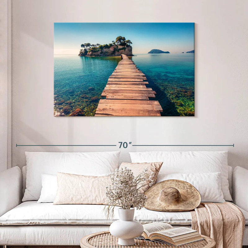 Aletra Cameo Island Walkway, 30" H x 45" W