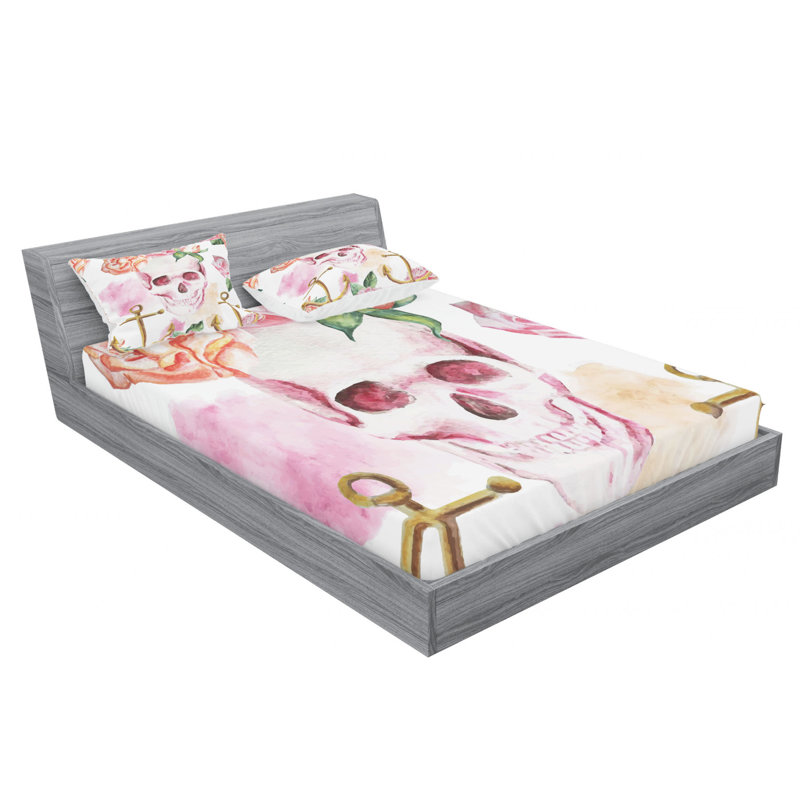 Microfiber Sheet Set, Full Sheet Set with Fitted Sheet