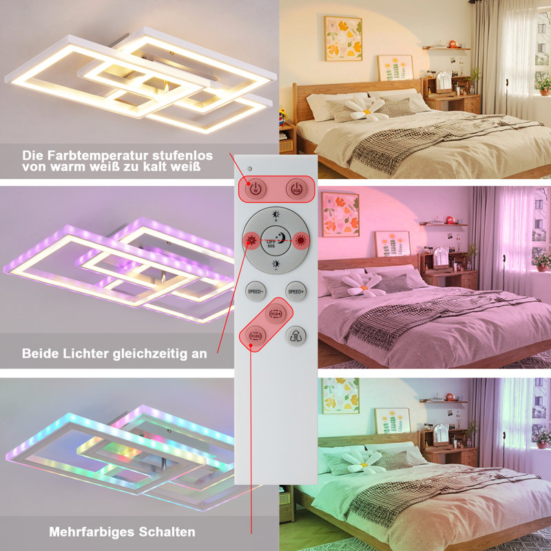 Azuolas LED Flush Mount