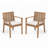 Acacia Wood Outdoor Chairs-116787727