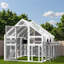 Grande maison pour chat d'extérieur avec support à fleurs, boîtes de repos, pont suspendu, plateformes et toit imperméable-308979383
