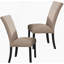 Ensemble de table de salle à manger, table avec 6 chaises d'appoint rembourrées pour la salle à manger-815223785
