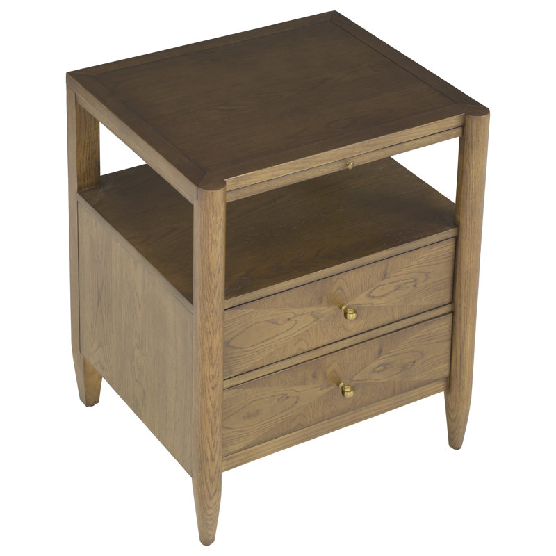 Maxwell 2 - Drawer Nightstand, Sunlit Oak