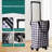 15L Small Foldable Shopping Cart With Wheels Oxford Cloth Folding Carrying Bag Waterproof Rolling Trolley Handbag Stair Climber Travel Telescopic Shopping Bag Weight Capacity Can Be Up To 15Kg,Grid