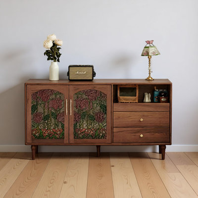 Retro multi-functional storage sideboard