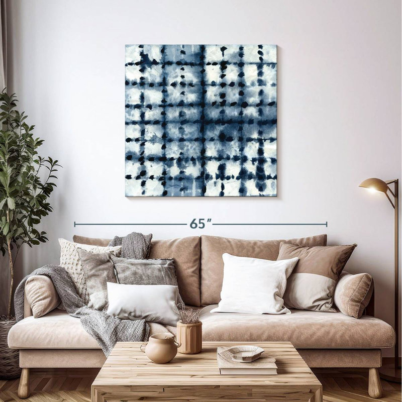 Shibori Patchwork, H 39 po x l 39 po