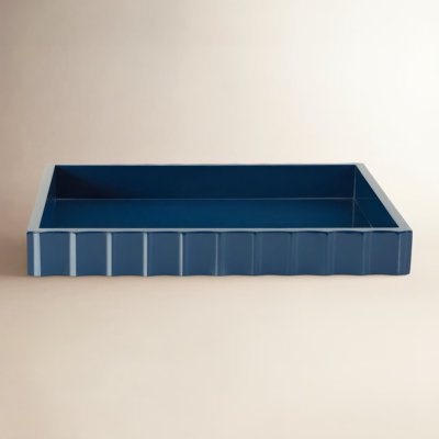 Cardella Fluted Rectangle Serving Tray