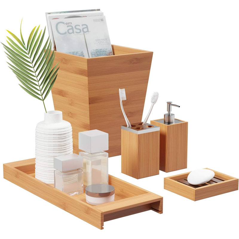 Bamboo Vanity Accessories