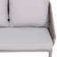Steel / Rattan Garden Daybed Porto - 142 X 128cm, Grey
