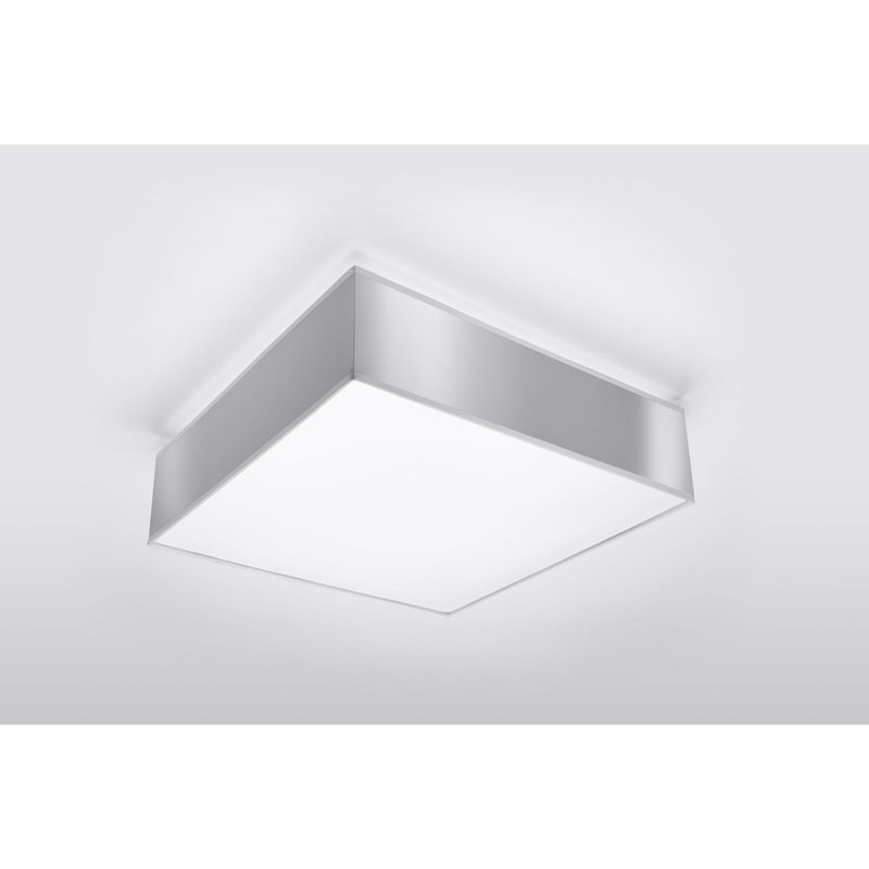 Brescia Plastic Flush Mount, Grey