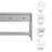 Emmeline 3-Drawer Scalloped Console Table In White-106714587