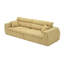 Canapé rembourré 3 places avec coussins décoratifs Striped Boucle-1836759571