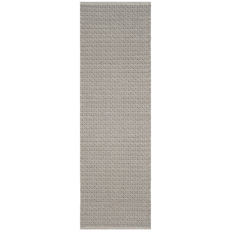Bester Hand Woven Cotton Geometric Rug, Runner 2'3" x 9'