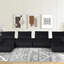 Canapé modulaire en U 6 places Velvet