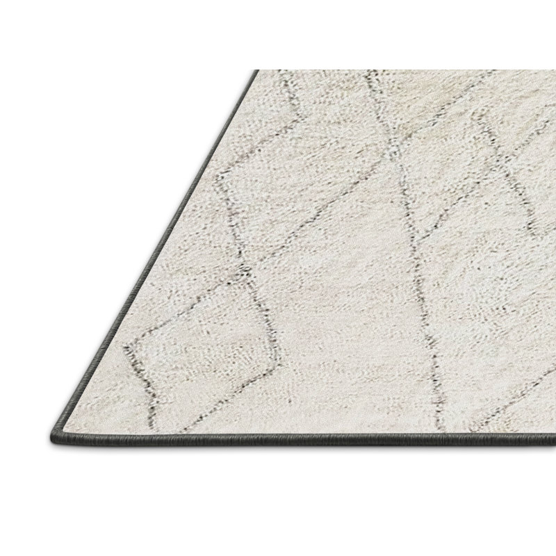 Tapis oriental blanc Lulsgate, Rectangle 2 pi x 4 pi