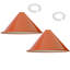 14.3cm H Metal Cone Lamp Shade ( Screw On )-230454340