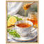 Honey Lemon Tea Still Life Framed Wall Art Prints - Cozy Kitchen Decor-125211635-125211630