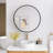 Round Framed Surface Mount Medicine Cabinet Mirror with Shelves-1863502659-1863502656
