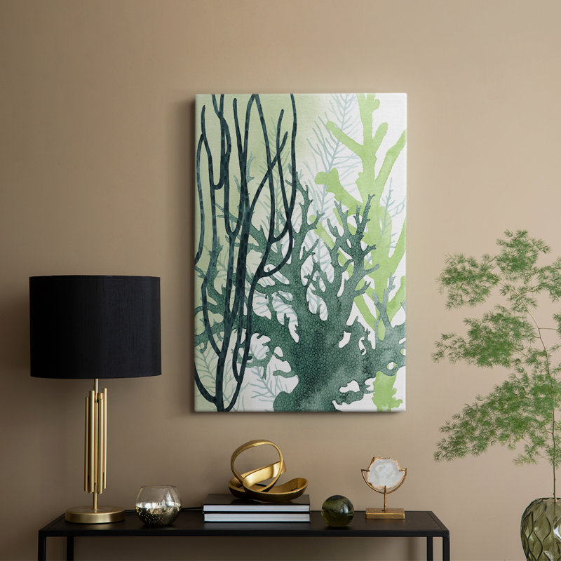 Corail texturé II - galerie Cavas sur mesure, H 36 po x l 24 po