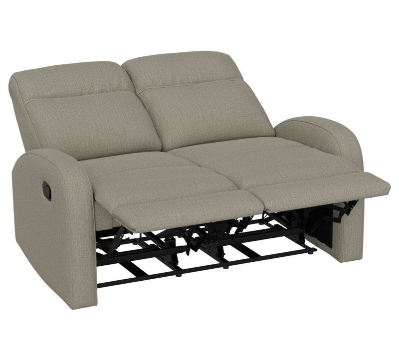 beige/tan reclining loveseat, Beige