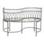 Banc tête-à-tête en fer Yelverton-73554392