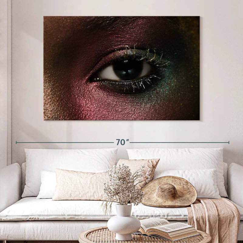 Shuttleworth Dramatic Eye Makeup, 34" H x 51" W