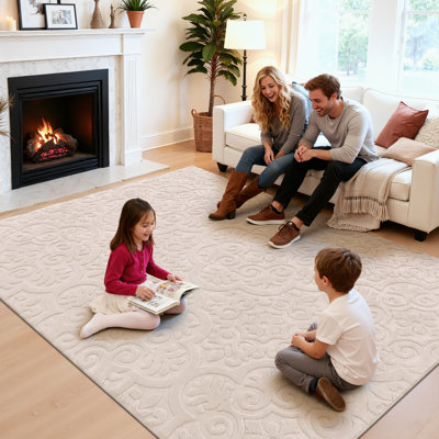 Tapis imprimé antidérapant lavable à la machine