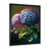 Impression noire sur toile encadrée sélectionné