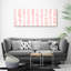 Herringbone Pattern - Wrapped Canvas Print