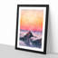 The Top of Matterhorn Mountain - Picture Frame Painting Print-56855610-56855616