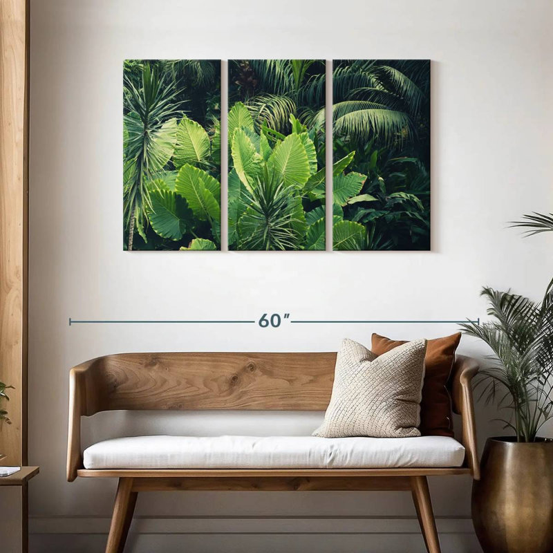 Harnek - jungle tropicale, H 28 po x l 45 po