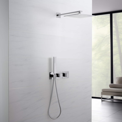Thermostatic Complete Shower System with Rough in-Valve