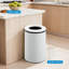 Poubelle 40 litres en acier inoxydable, poubelle ronde 10,6 gallons avec seau amovible-121711781