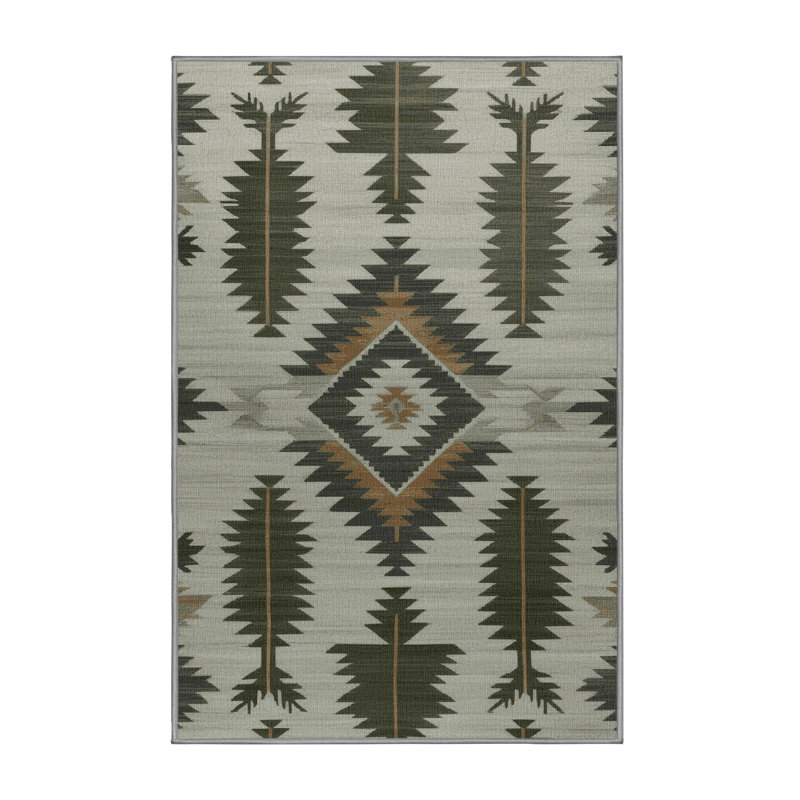  Tapis lavable Sagebrush Southwestern, Rectangulaire 8 pi x 12 pi